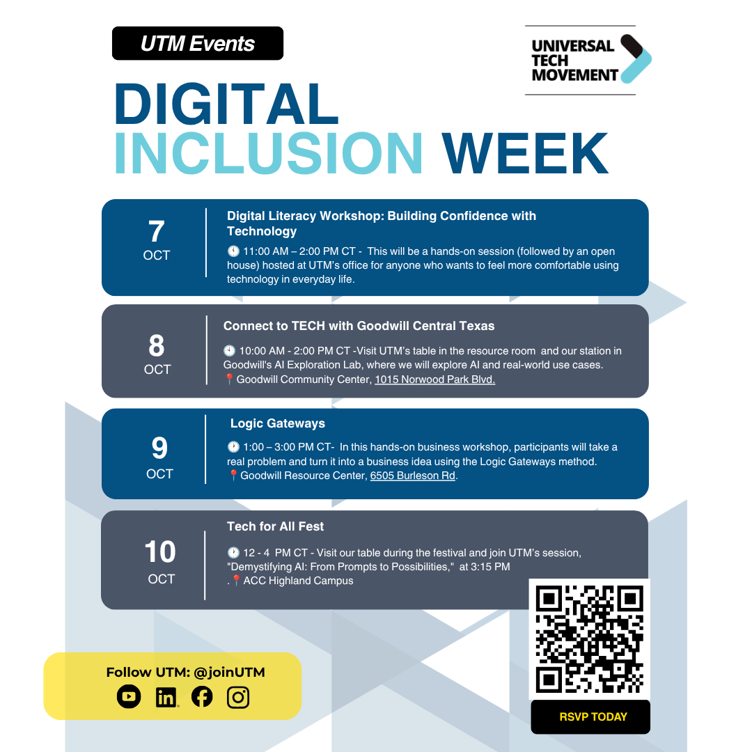 Digital Literacy Workshop: Building Confidence with Technology (Digital Inclusion Week)