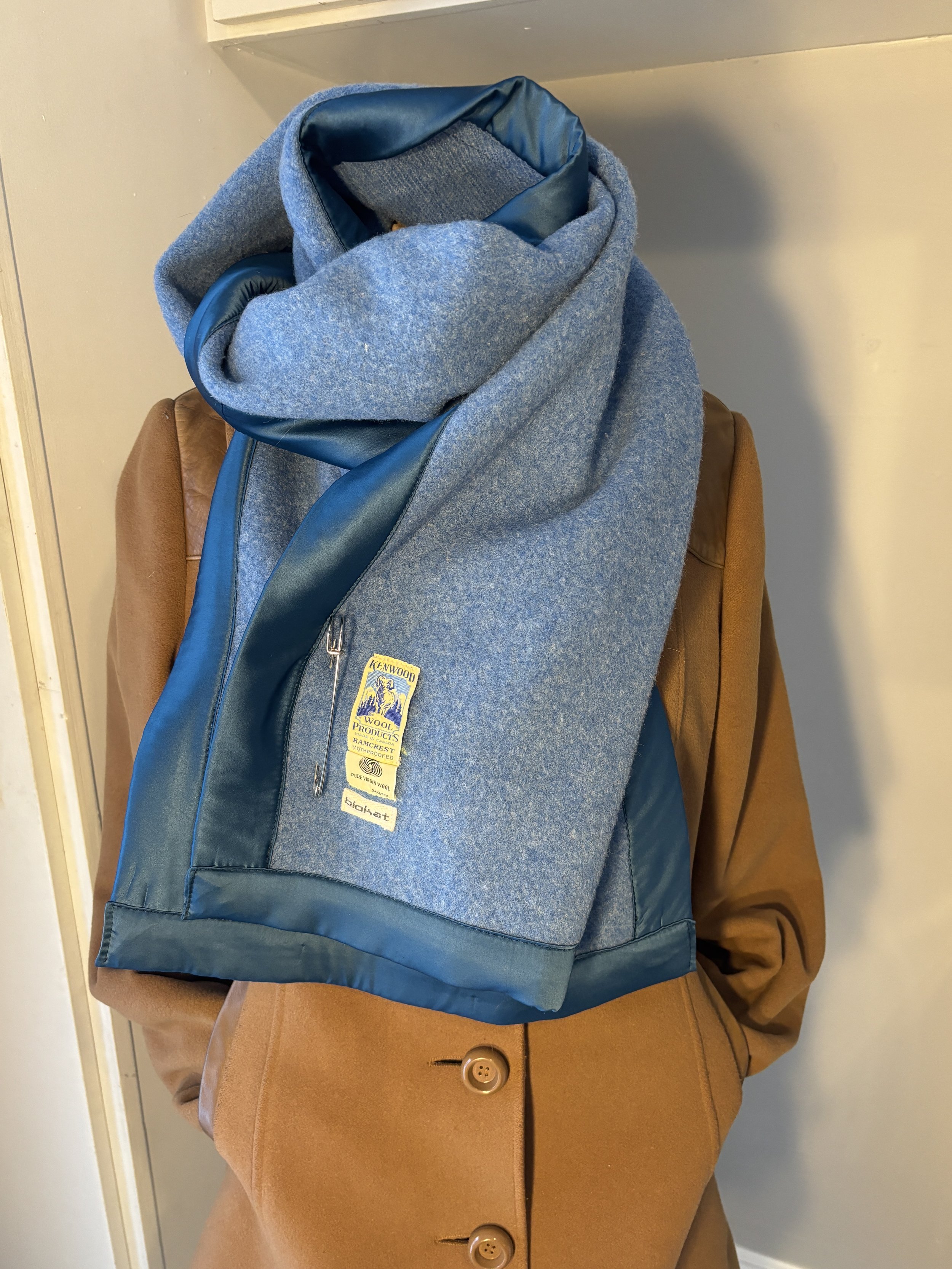 -SOLD- Mega-Wrap (scarf/shawl) in Blue