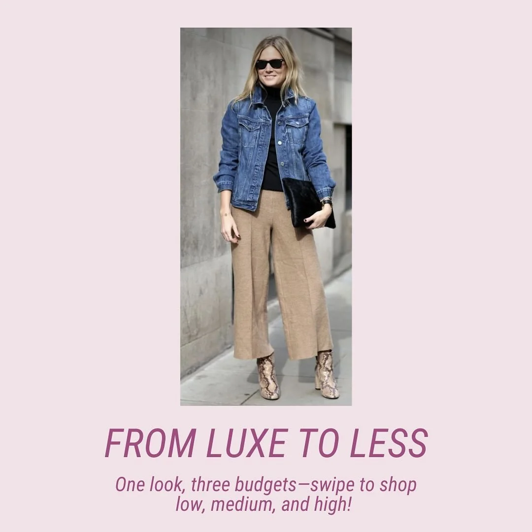 Your style doesn&rsquo;t have to change with your budget. This week, I&rsquo;m breaking down one gorgeous look from luxe to less, proving great style is accessible at every price point. Tap the link in my bio to shop your favorite version!
&bull;
&bu