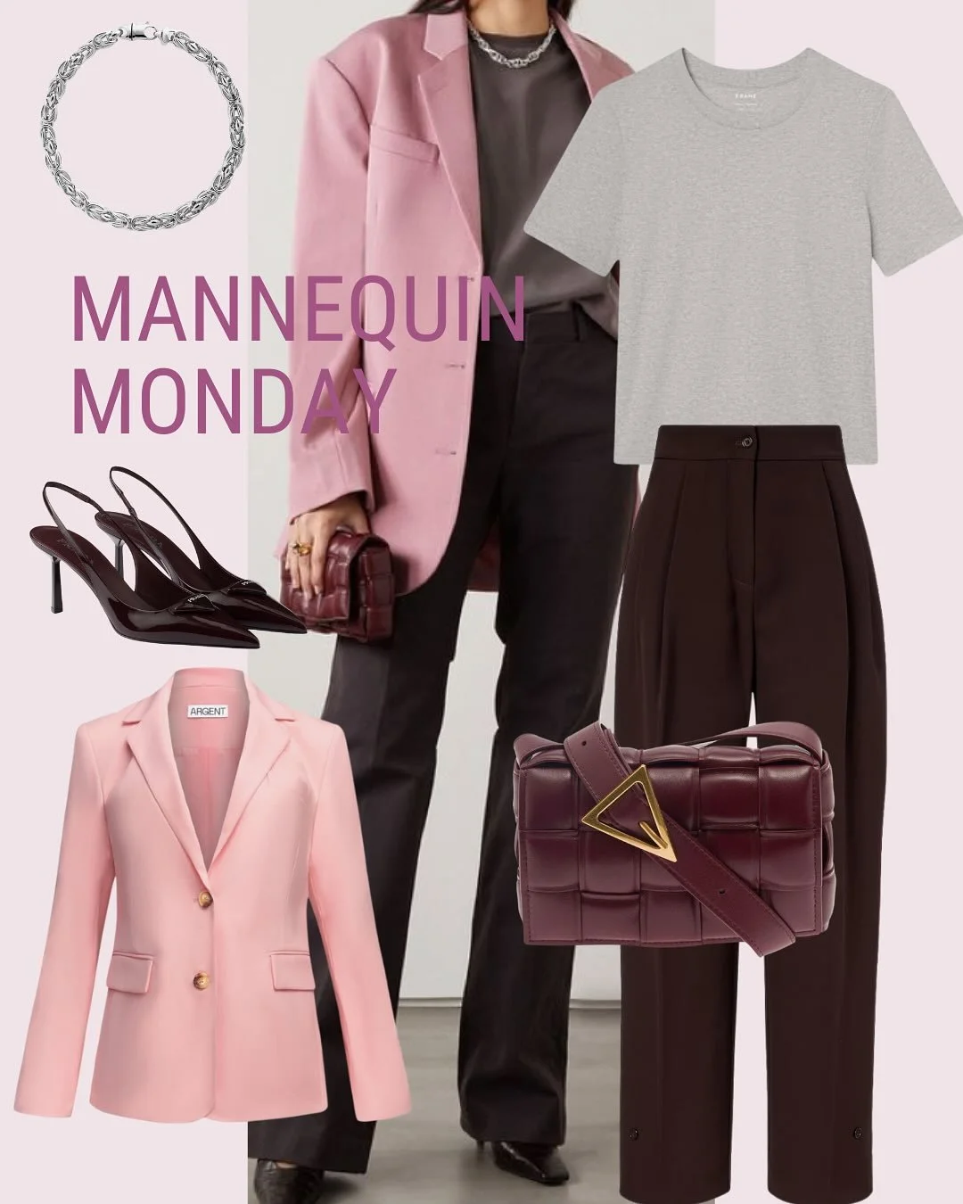 Mannequin Monday 💞
Bringing soft structure + quiet power into the week with this polished pink blazer moment. The key here? Balancing feminine tones with tailored lines so the look stays elevated.

Swipe &rarr; for a breakdown onwhy this ensemble wo