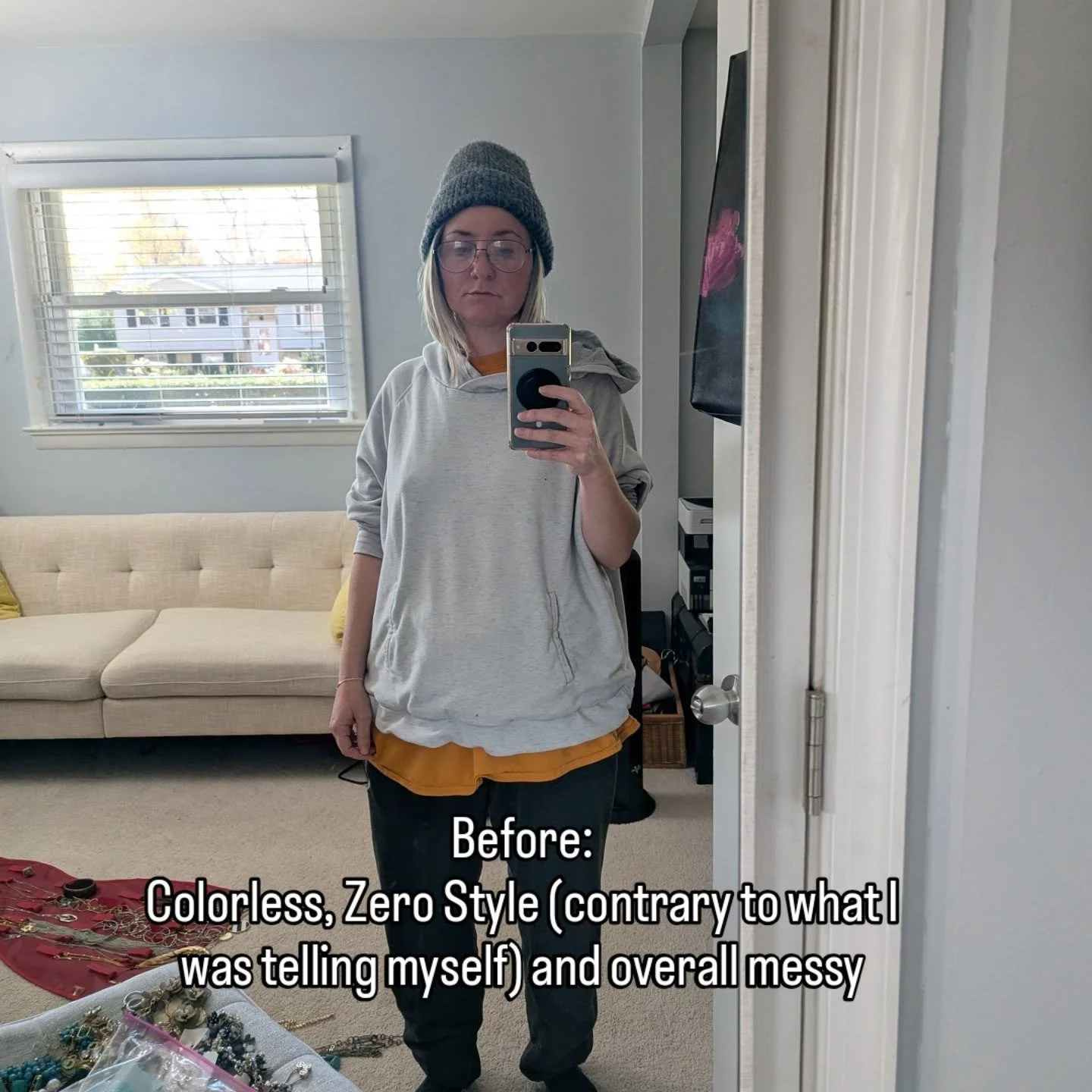 How you feel on the inside is a serious indicator of how you look on the outside - read that twice 🫣

I'll admit, before was a HOT MESS. 2025 threw everything at me BUT the kitchen sink. Result = exhausted, oversized everything, a grunge cool vibe f