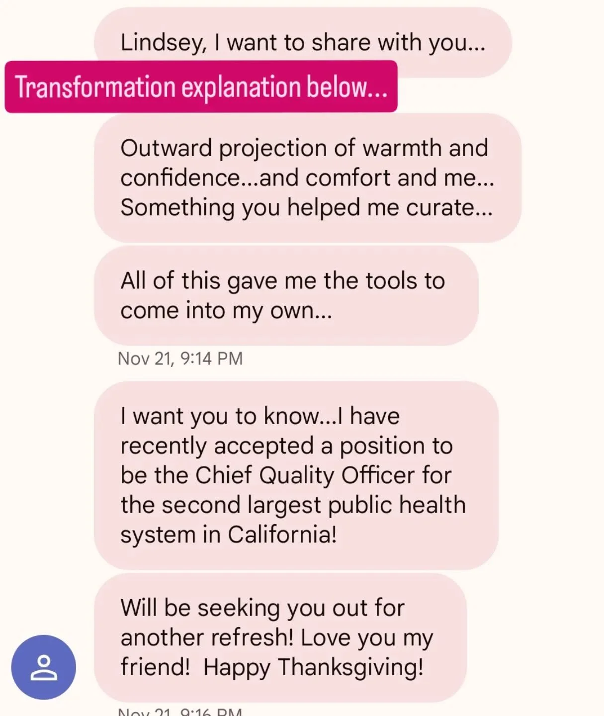 I can tell you exactly WHY Olivia was offered the job!!

She was ready to own her authentic self - unapologetically. She got real honest and stopped shrinking for others 

Like everyone else, she wanted to feel comfortable, put together, stylish (not
