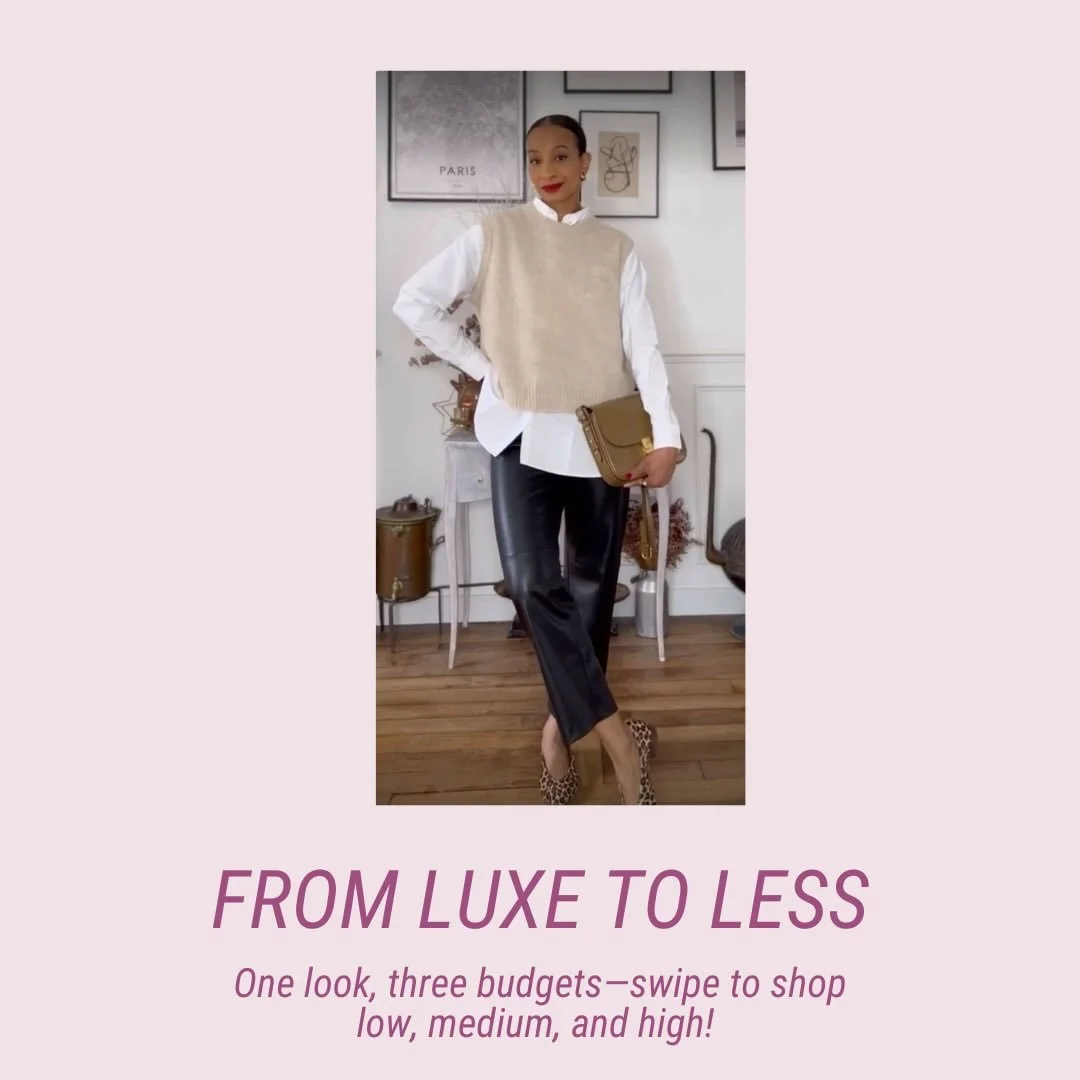Luxe taste, flexible budget ✨
What better way to kick off the new year than with one chic look styled three ways!? Proof that great style isn&rsquo;t about the price tag, it&rsquo;s about knowing where to invest and where to save. Style tip: build yo