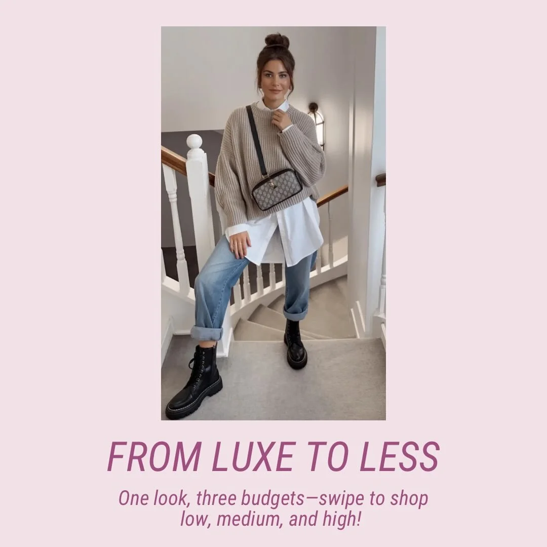 If you love the look but not the price tag (or vice versa), this one&rsquo;s for you!! This series breaks down a fabulous look in three ways so you can shop what makes sense for you.

Link in bio to shop every piece! 

#luxetoless #shopthelook #style