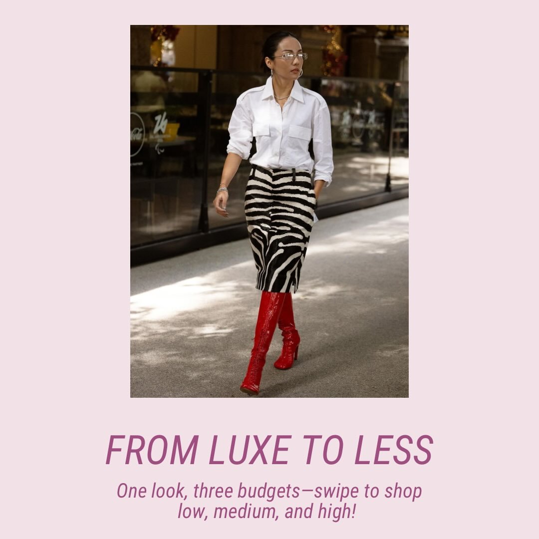 Same energy. Different price tags.

Swipe to see how this look comes together at three budget levels without losing the attitude, the polish, or the impact. Style is the constant. Spending is optional! 

Link in bio to shop every look! 🛍️

#LuxeForL