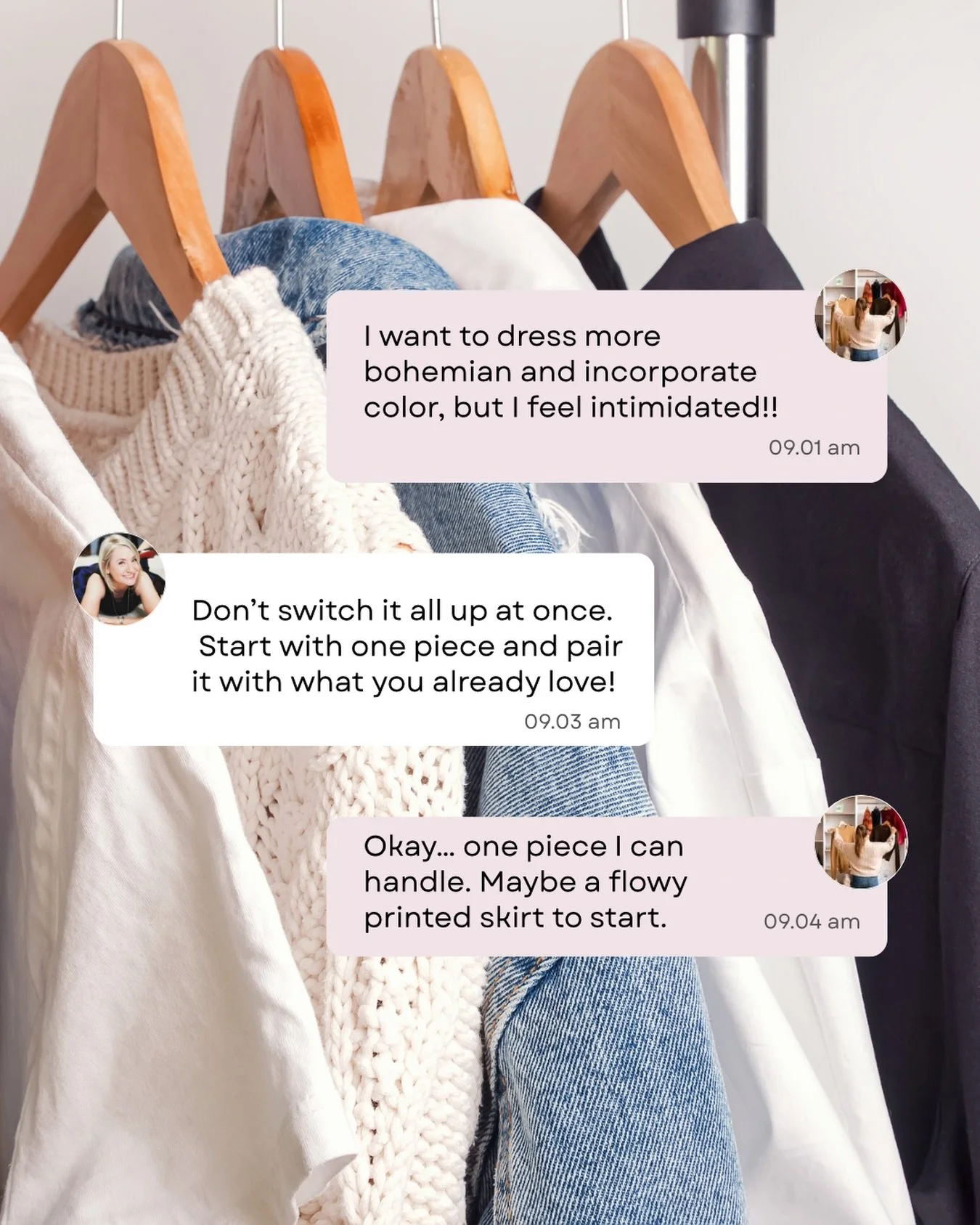 It&rsquo;s very common to feel intimidated trying a new style, especially when you feel like people already see you a certain way.

Most people think they need to change everything at once&hellip; and that&rsquo;s what makes it overwhelming!

You don