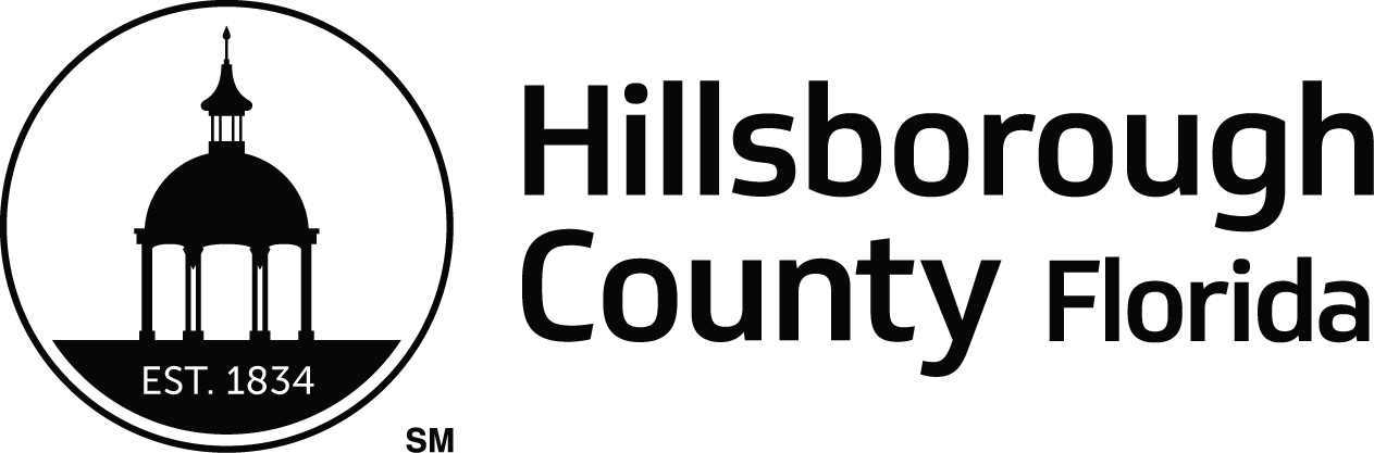 Hillsborough County Logo in Black and White