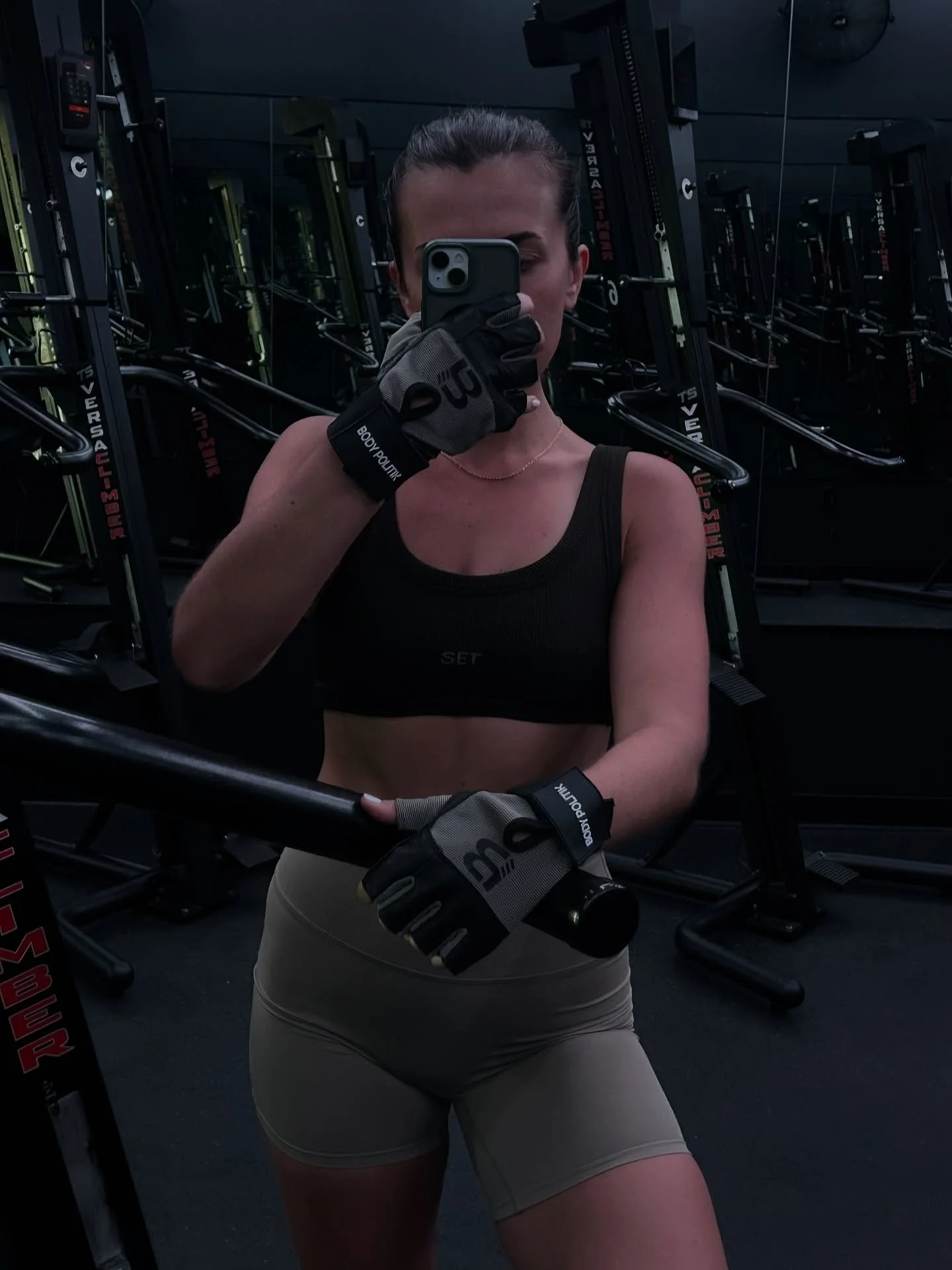 Body Politik climb gloves are HERE!

Why climb gloves?

Grip support 🖐️
The handles can get slippery from sweat during intense climbs. Gloves help you maintain a secure grip to keep pushing in class!

Comfort 🌈
Padded gloves reduce pressure and any