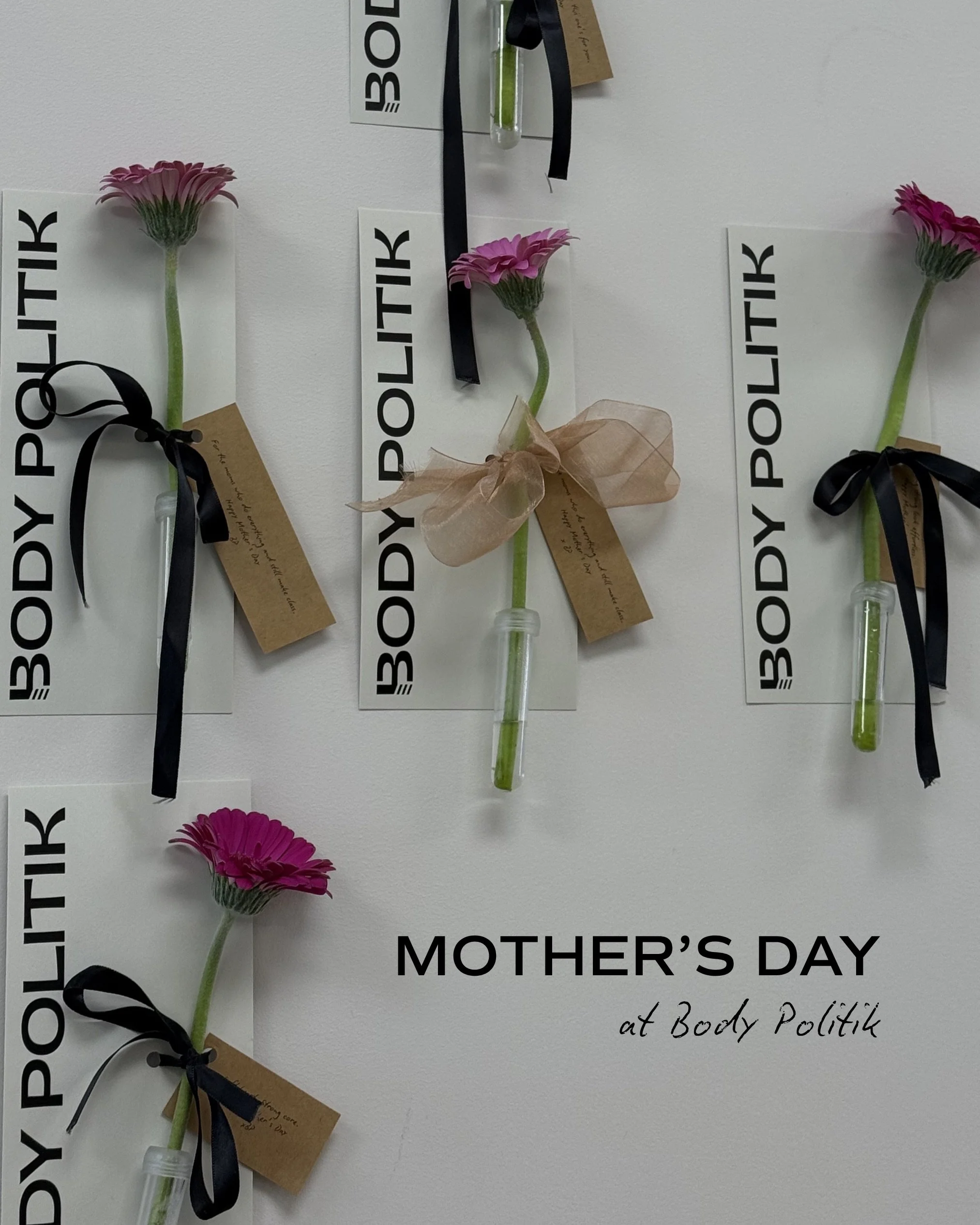 A little recap of Mother&rsquo;s Day weekend at Body Politik 🤍 

Mamas, you&rsquo;re so easy to celebrate 🫶