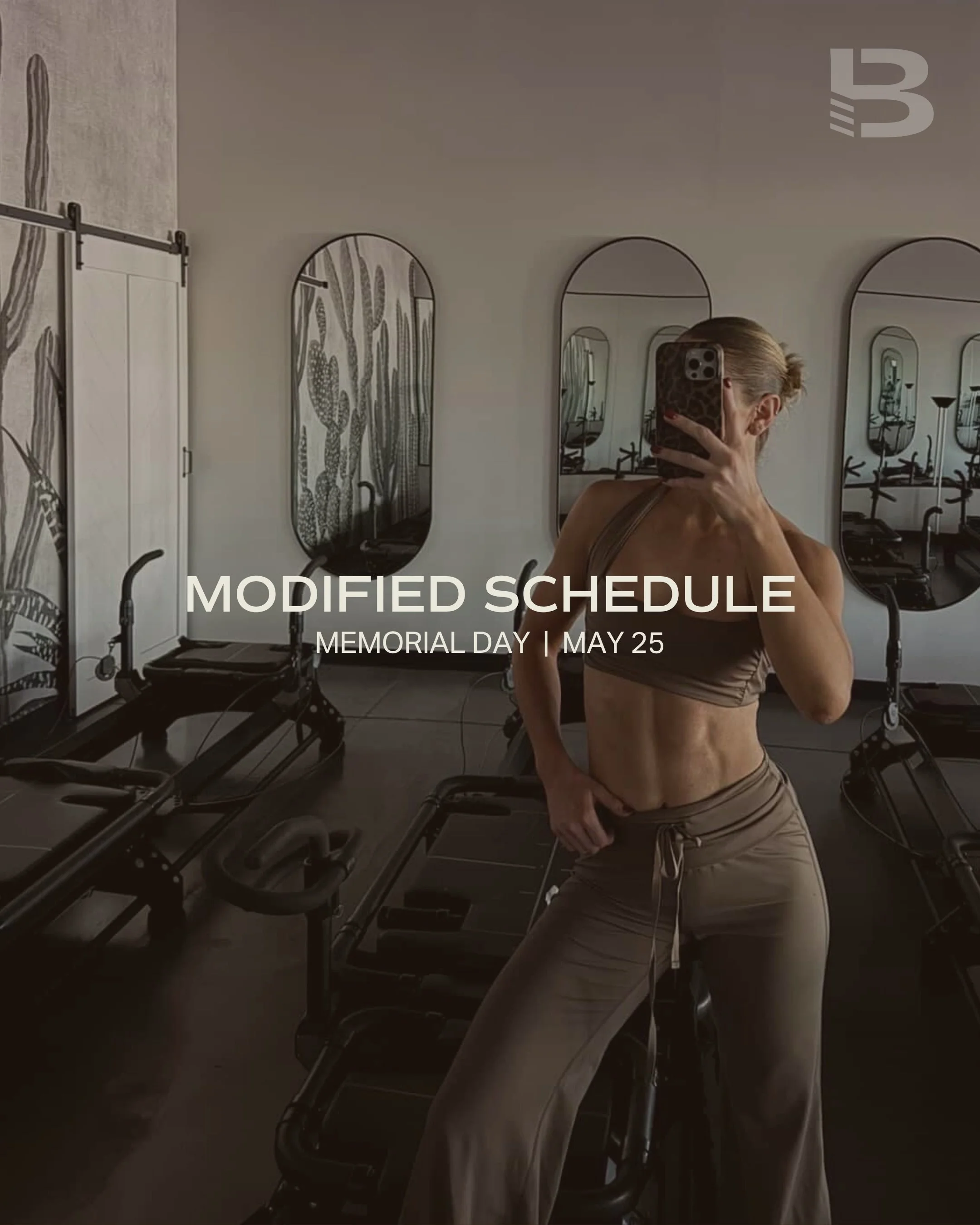 Memorial Day modified schedule | Monday, May 25 xx