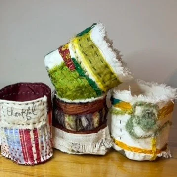 WORKSHOP - Stitched vessels holding memories with Chrissy Hollamby 1st March