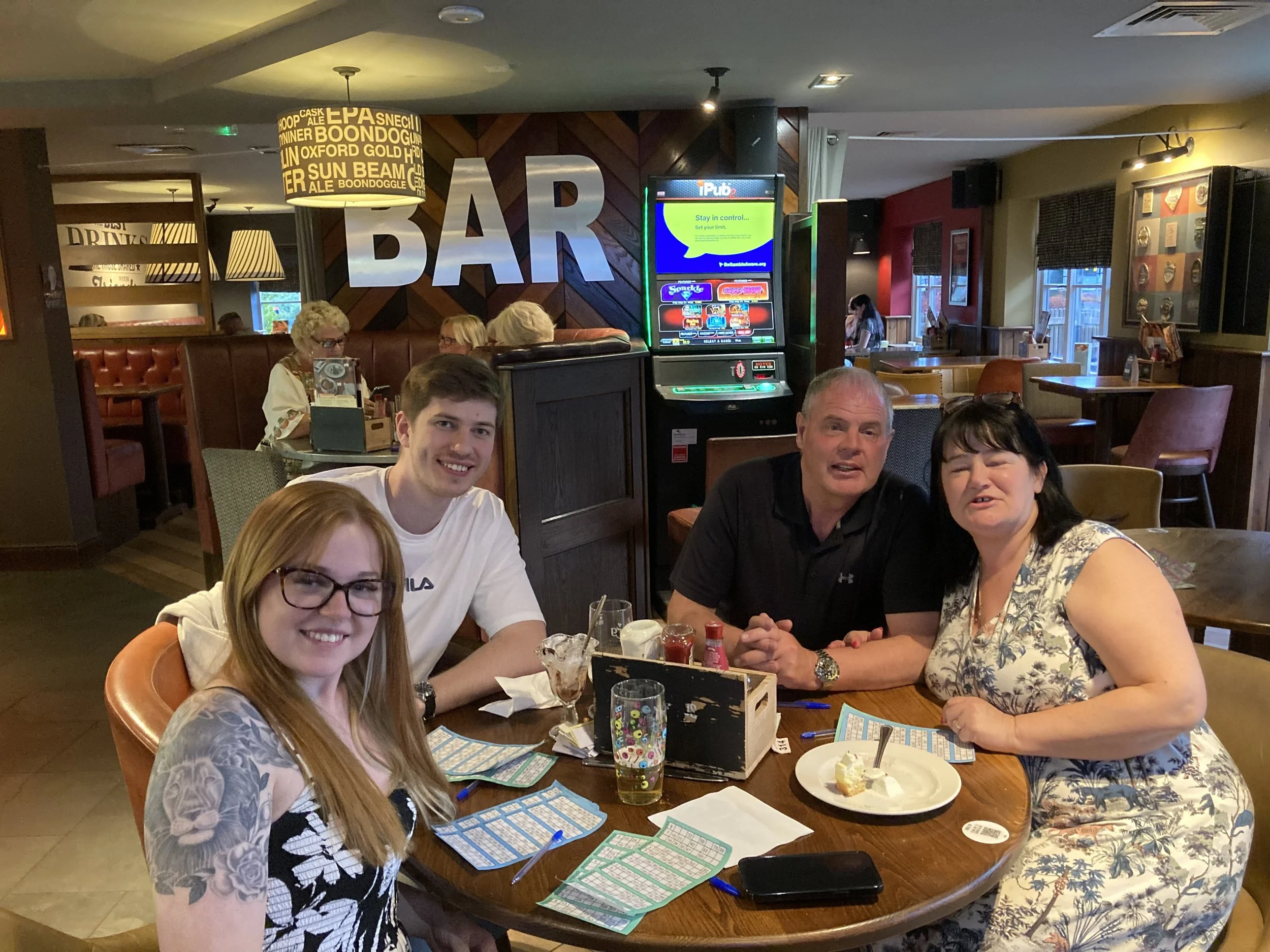Bingo at The Six Halts, Clay Cross