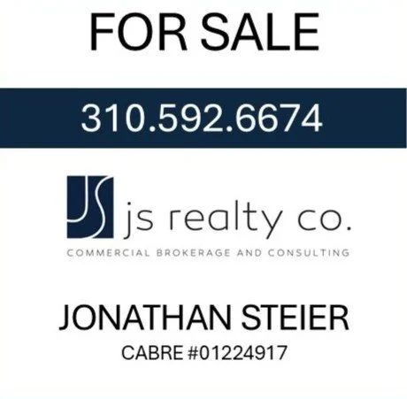 Real estate business card for Js Realty Co. with contact number 310.592.6674, agent Jonathan Steier, CABRE #01224917.