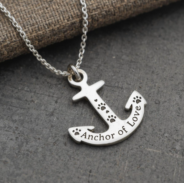 Anchor of Love Silver Necklace
