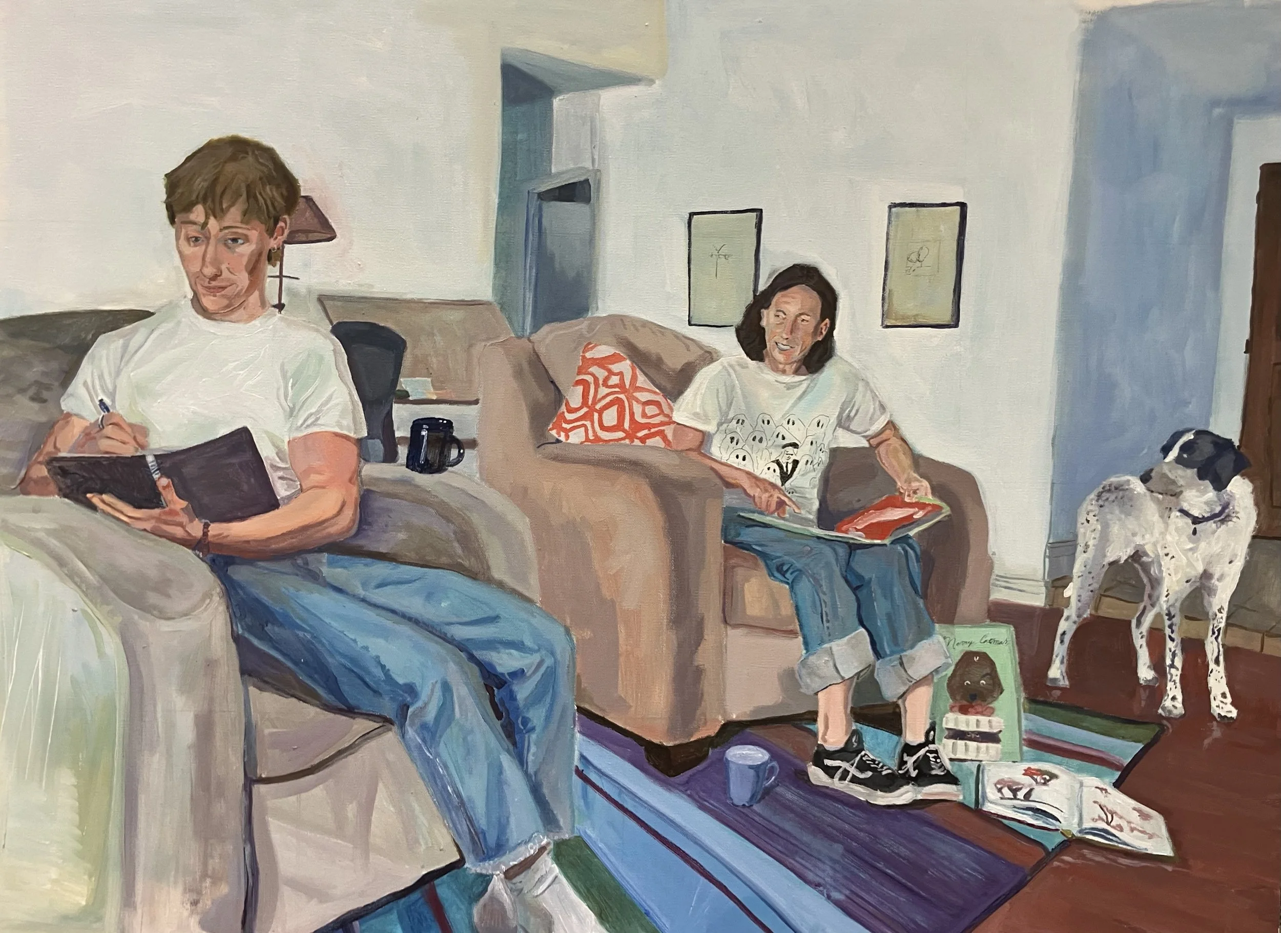 Life Painting Final, 30"x40", 2025