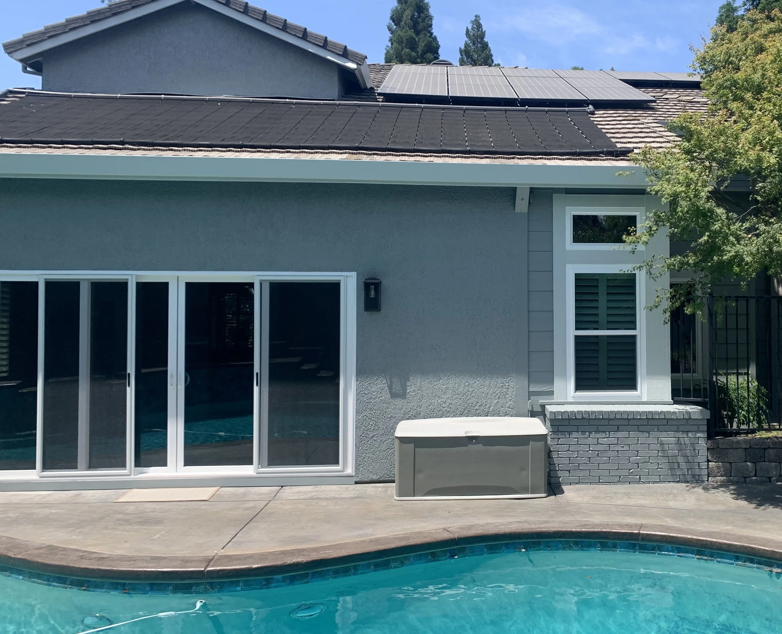 SLIDER INSTALLATION & STUCCO 
