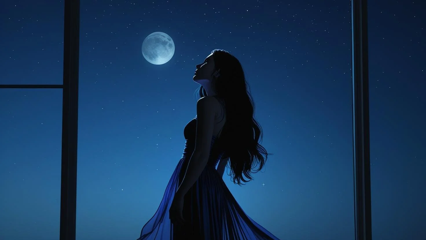 🌑 The Dark Moon: The Power of a Woman’s Quiet Seasons