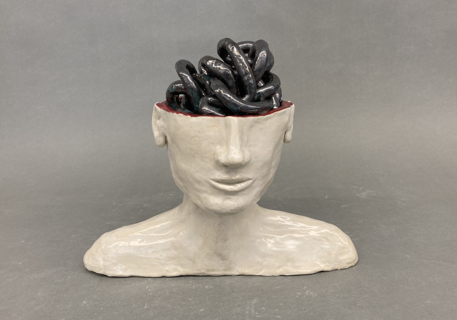 Part of a set of 4 pieces describing four different feelings of anxiety. This is Overthinking.