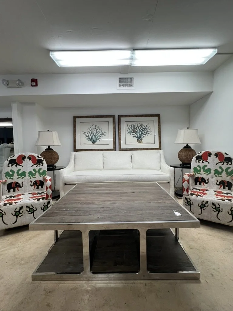 Curated Living Room Display