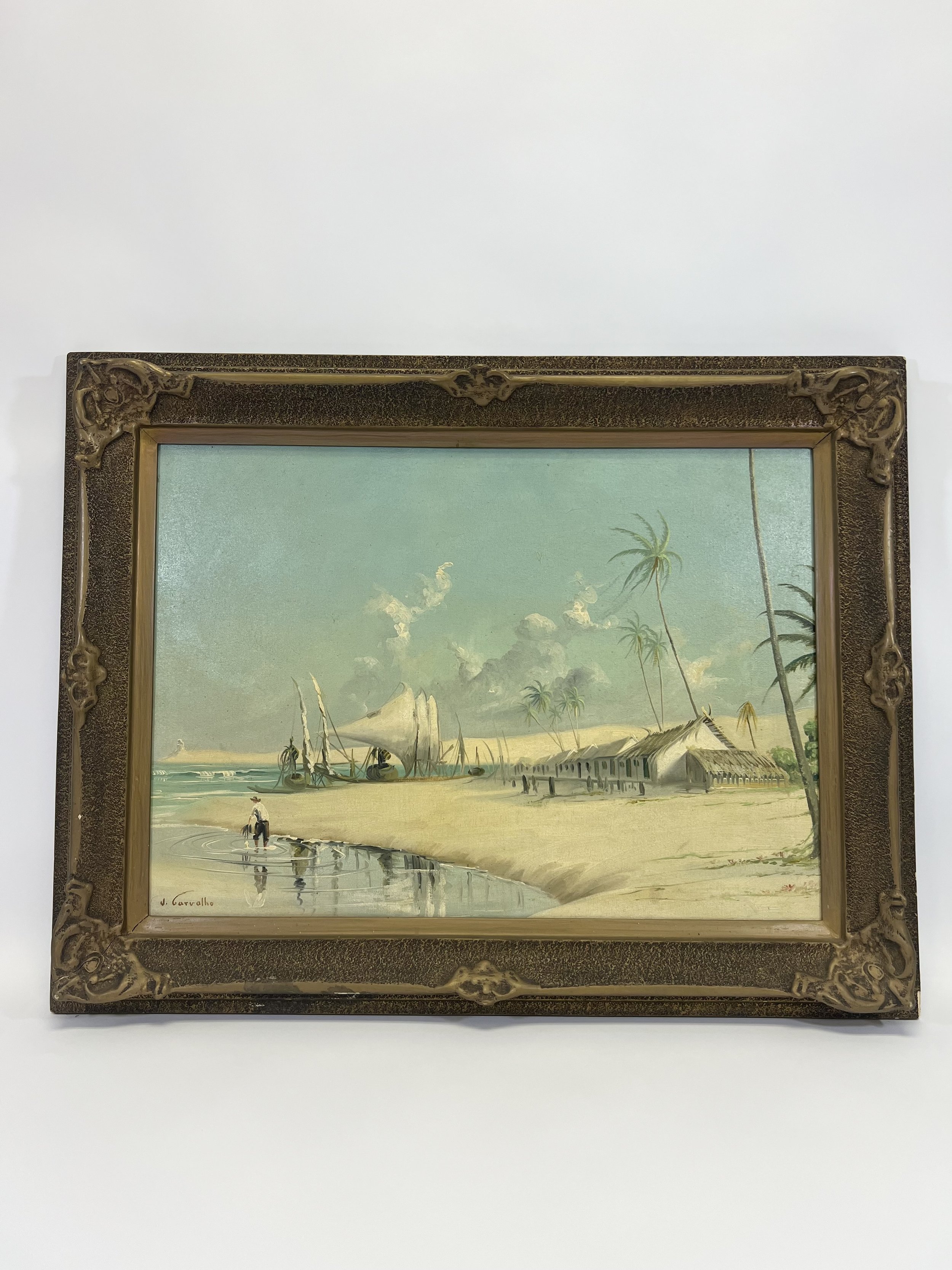 Framed Coastal Artwork
