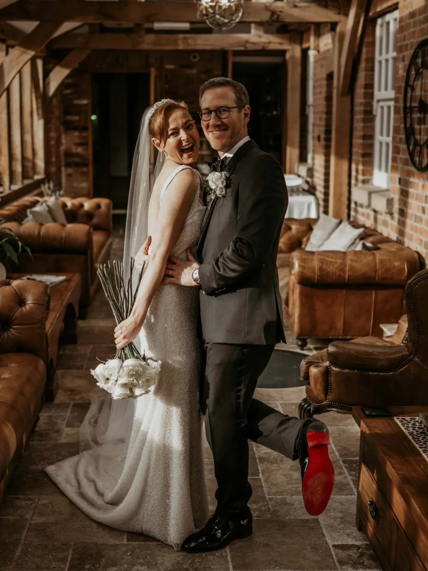 W E  A R E  S O  B A C K ..... kicking off our first 2026 wedding with the gorgeous Tash &amp; Sean ... and dont worry Sean we're not forgetting those fancy pants Louboutins either!!! 

#swancarfarm #barnwedding #2027wedding #engaged #weddingphotogra