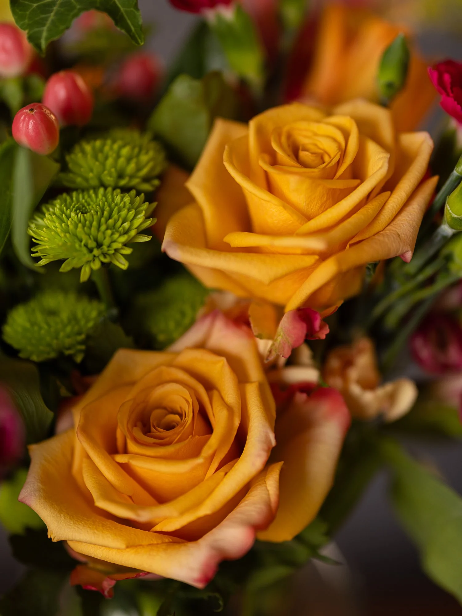 Flower Bouquet - Close up Yellow Roses