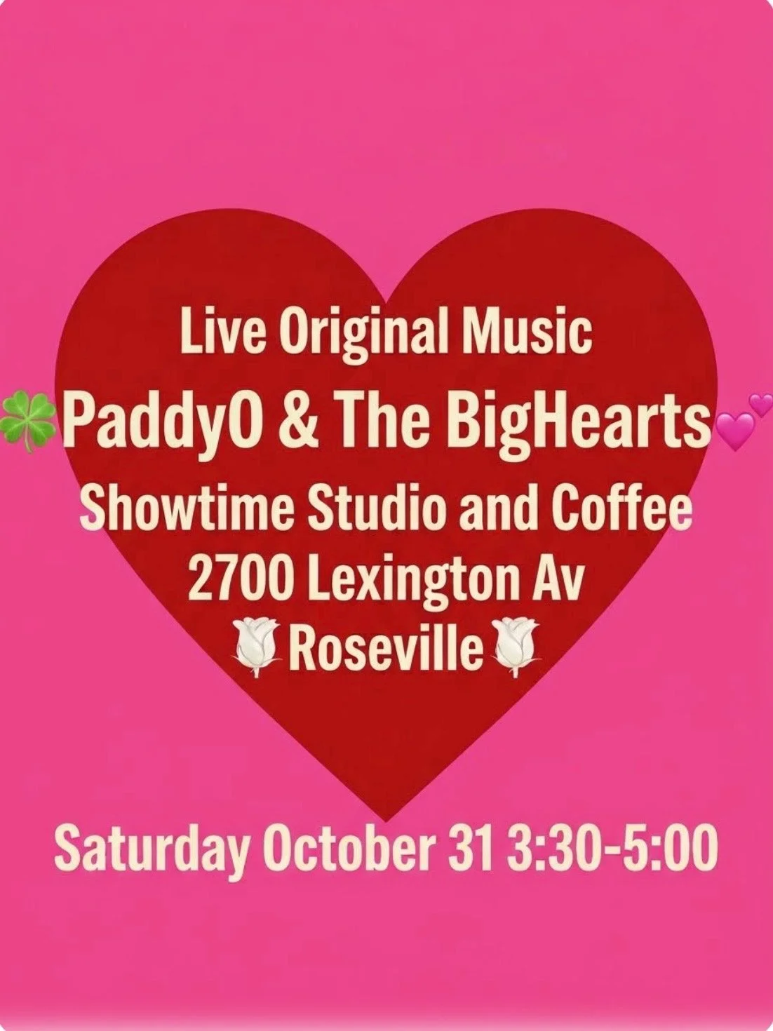 Paddy'O and the Big Hearts