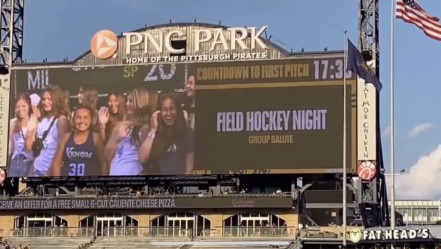 'We pounced on the idea as we were all very excited to partner with the Pirates,' Venom's Ben Peters on baseball's support of field hockey
