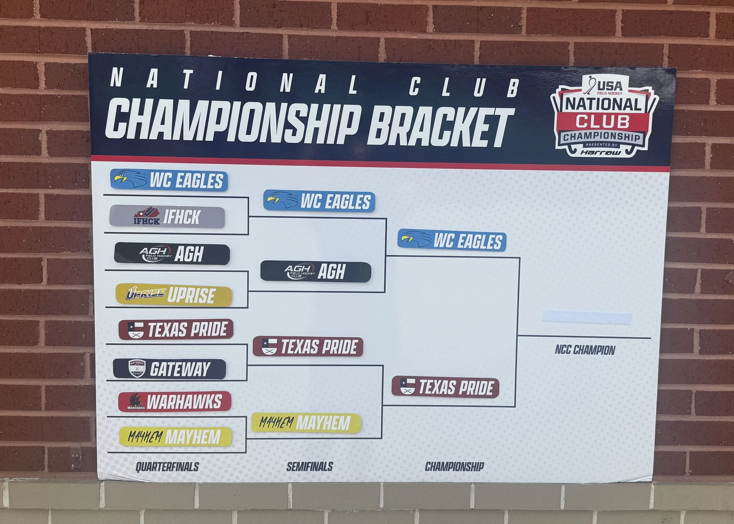 WC Eagles vs Texas Pride for the gold at U-14 NCCs: field hockey  
