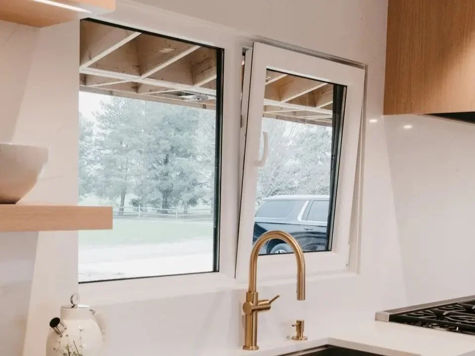 uPVC tilt and turn window installation