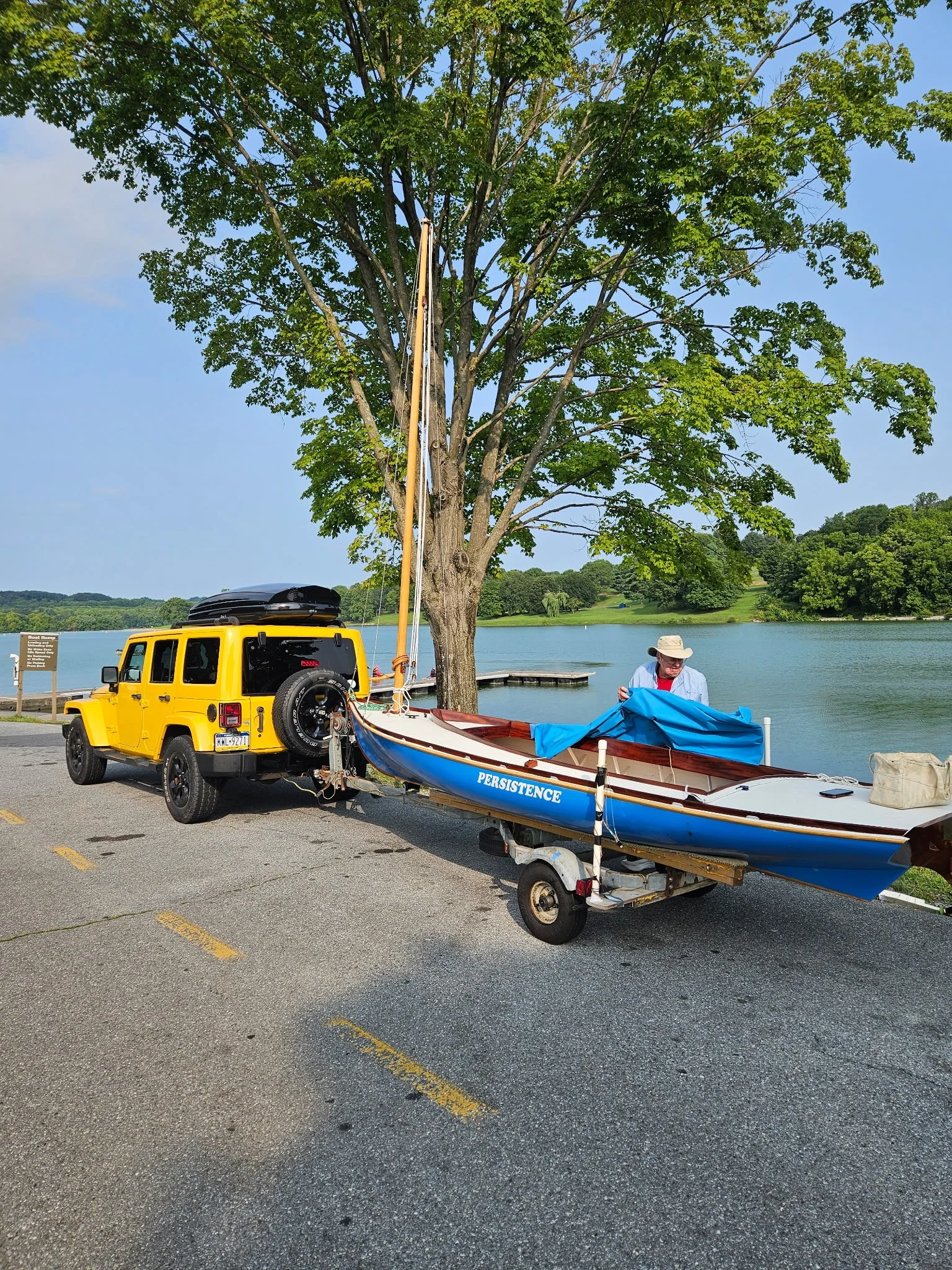 Launching at Blue Marsh Lake PA