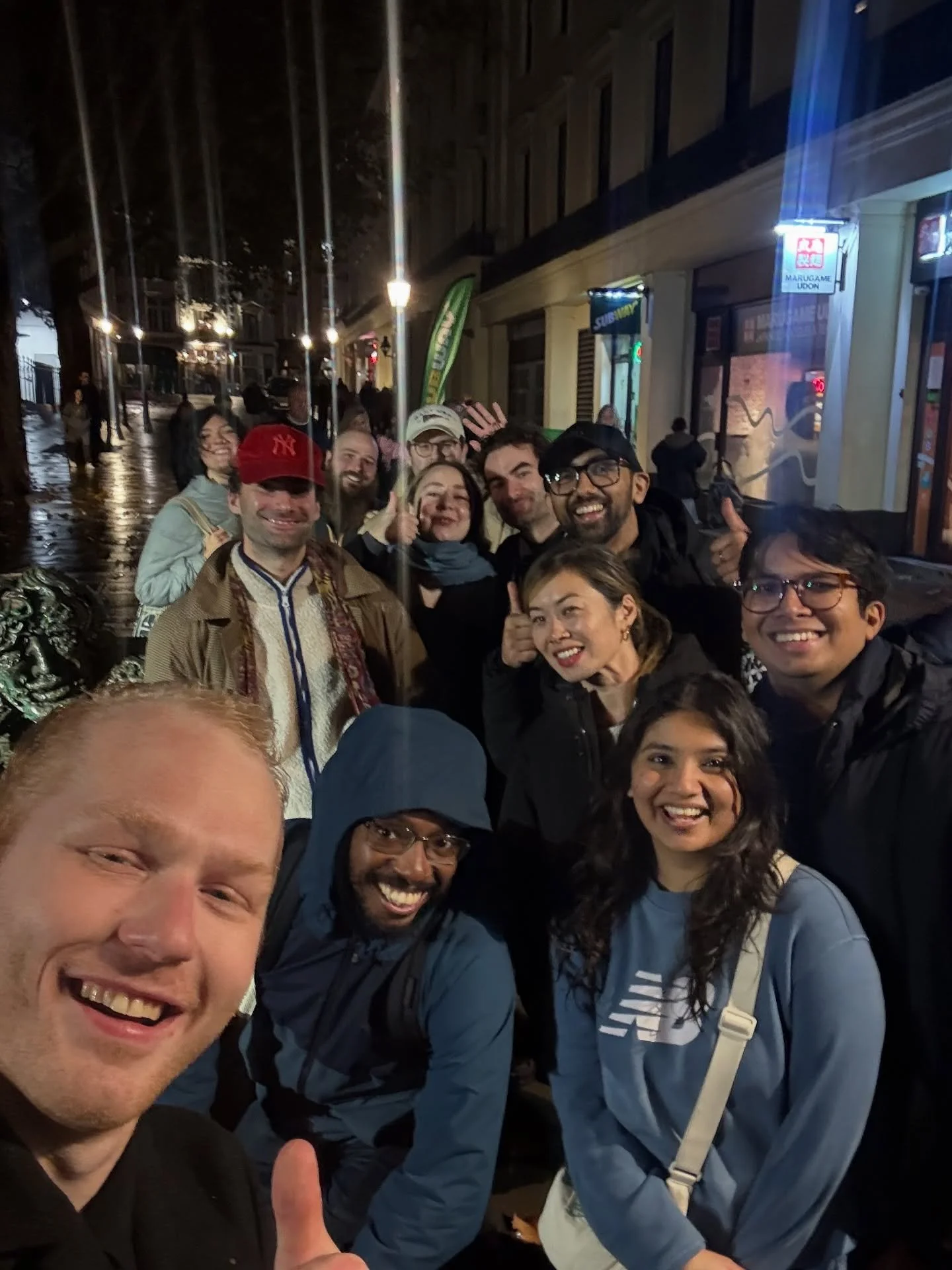 Big shout out to the 12 absolute legends who joined me on the Halloween Special Spooky Book Tour last night amidst hilariously torrential rain, thunder and lightning 🌩️ ☔️ Conditions were described as atmospheric&hellip; 👻 tours run rain or shine a