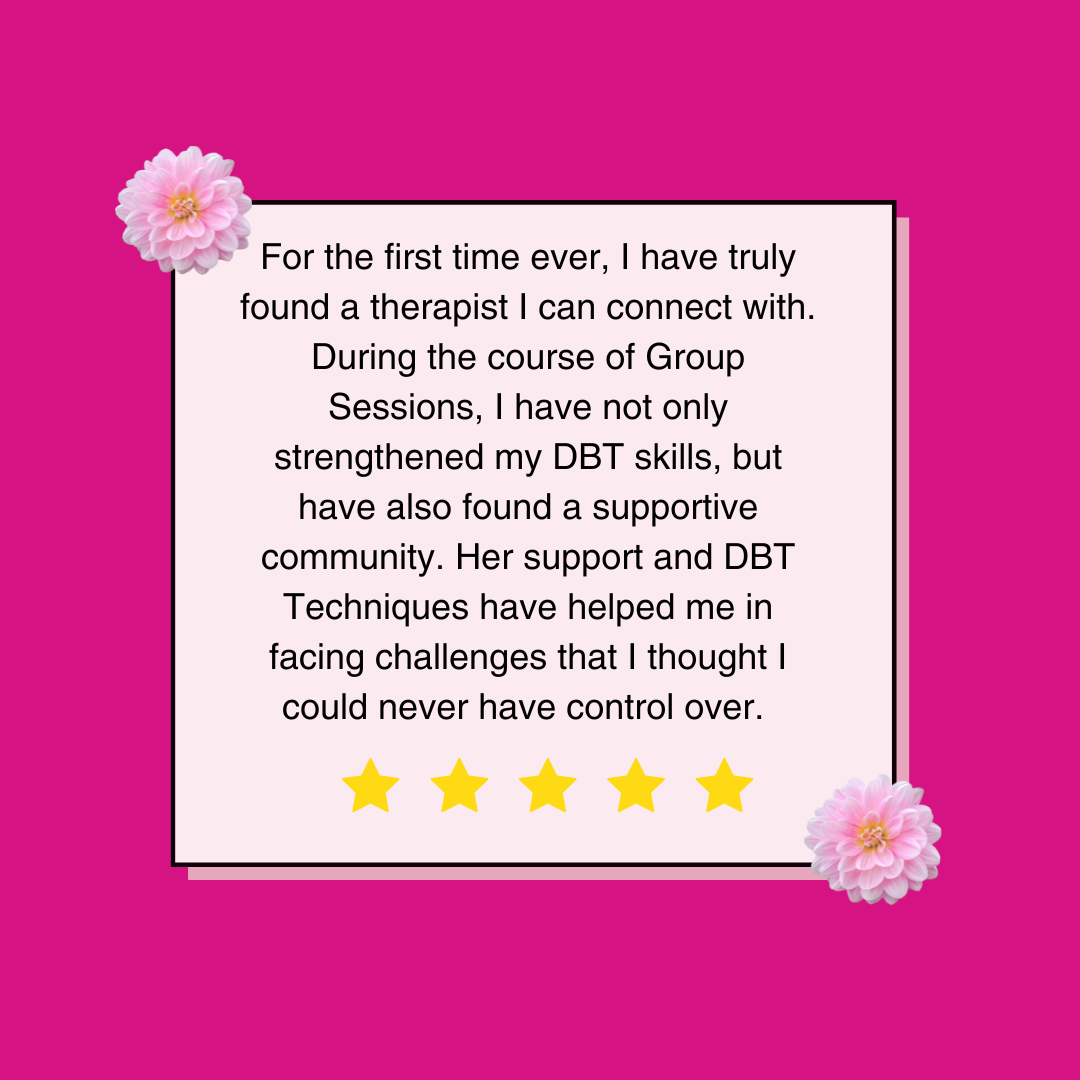 Testimonial about a DBT group session with Diana Partington | Dialectical Behavior Therapy (DBT) Therapy | Help for BPD, Depression, and suicide prevention