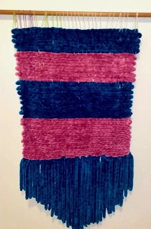 Woven wall hanging