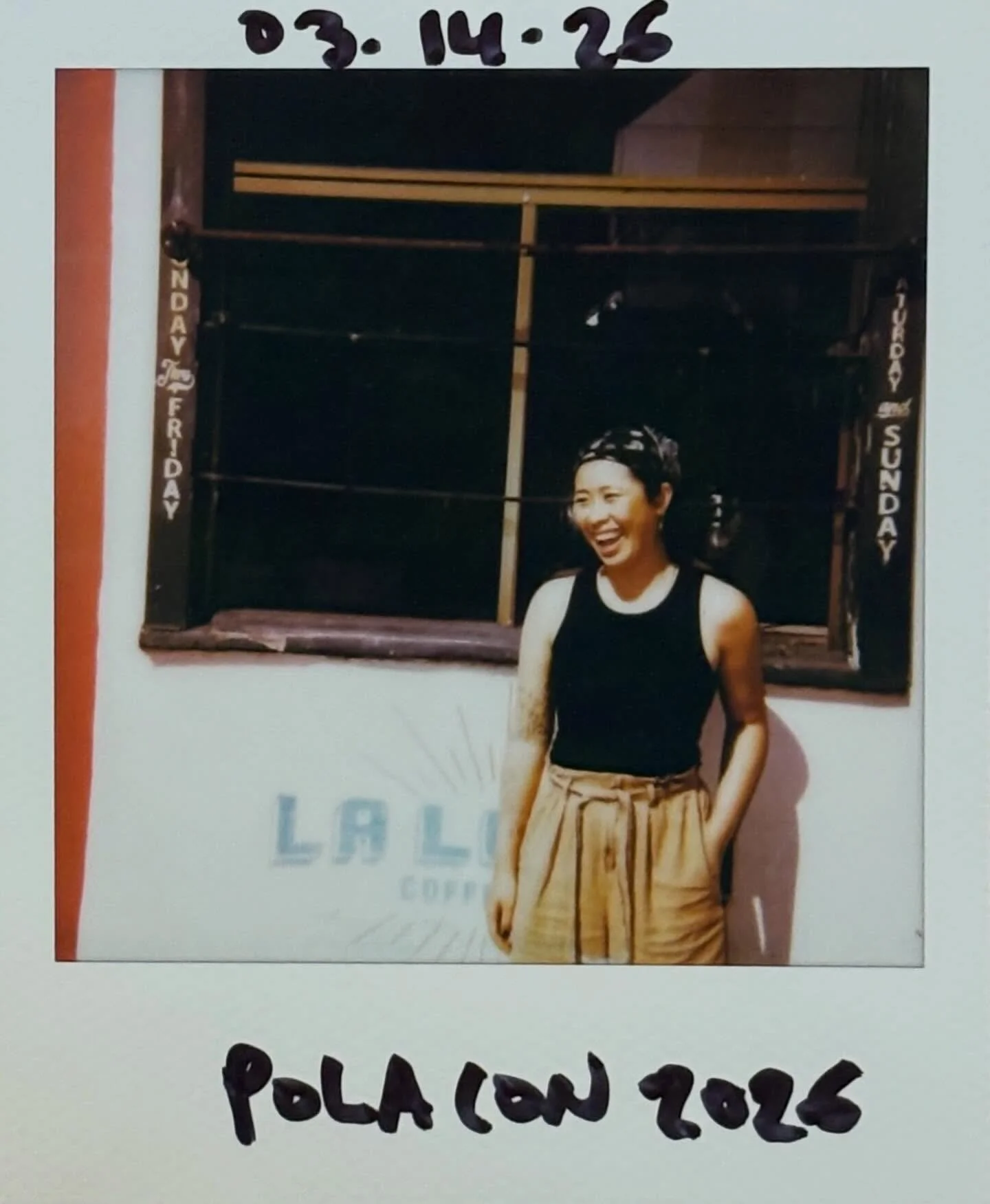 Gotta give a proper post to my first @pola.con 🪄 I was able to work the check in table and although I couldn&rsquo;t stay for the whole weekend I was able to meet new folks and reconnect with familiar faces. 

Thank you @instantfilmsociety !