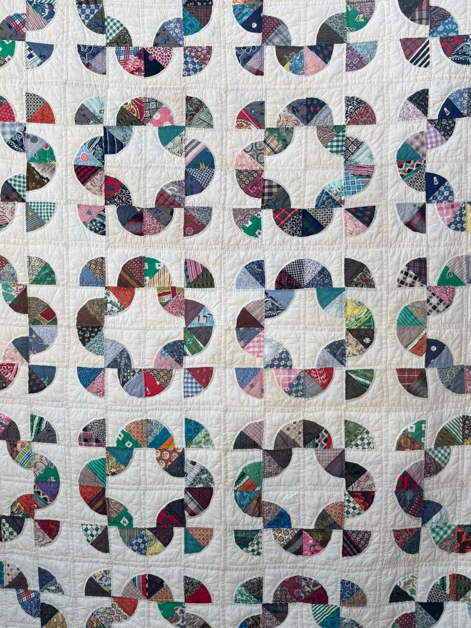 Fans Collection No. 1 - Modern Meandering Fan Quilt