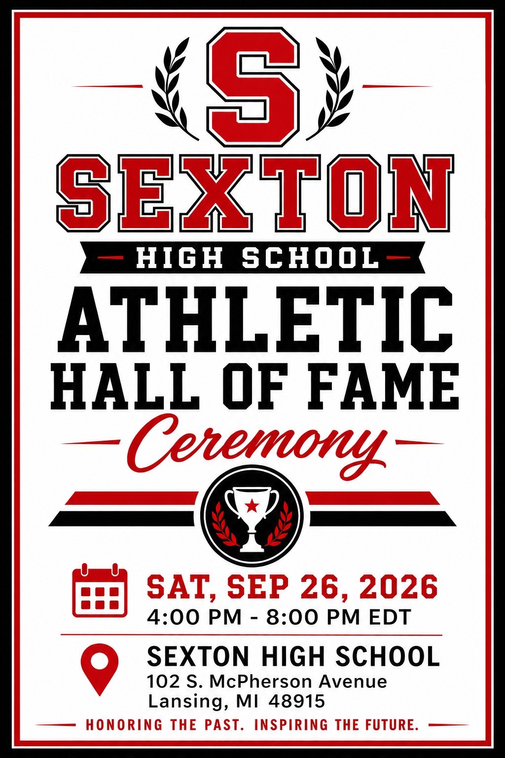 SEXTON HS ATHLETIC HALL OF FAME CEREMONY