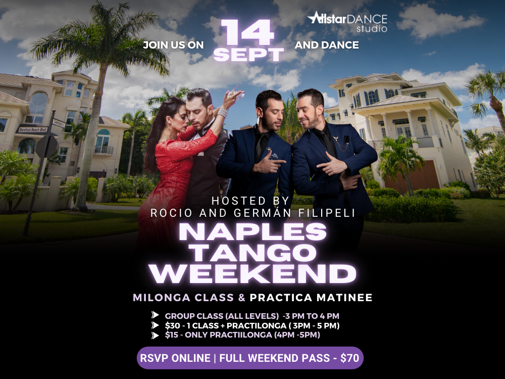 Naples tango weekend hosted by Rocio and Germán Filipeli