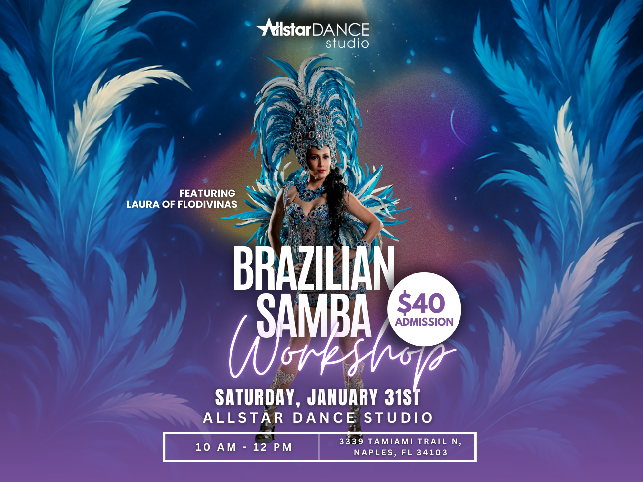 brazilian samba workshop with laura of floDivinas