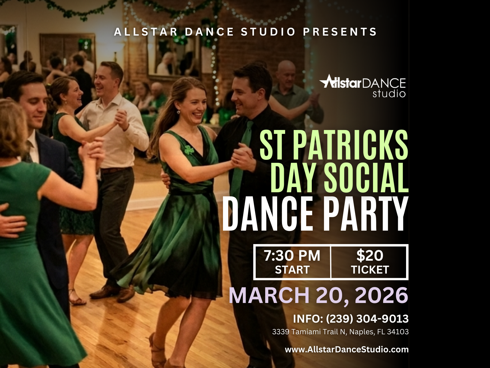 St. Patricks Day Social Dance party