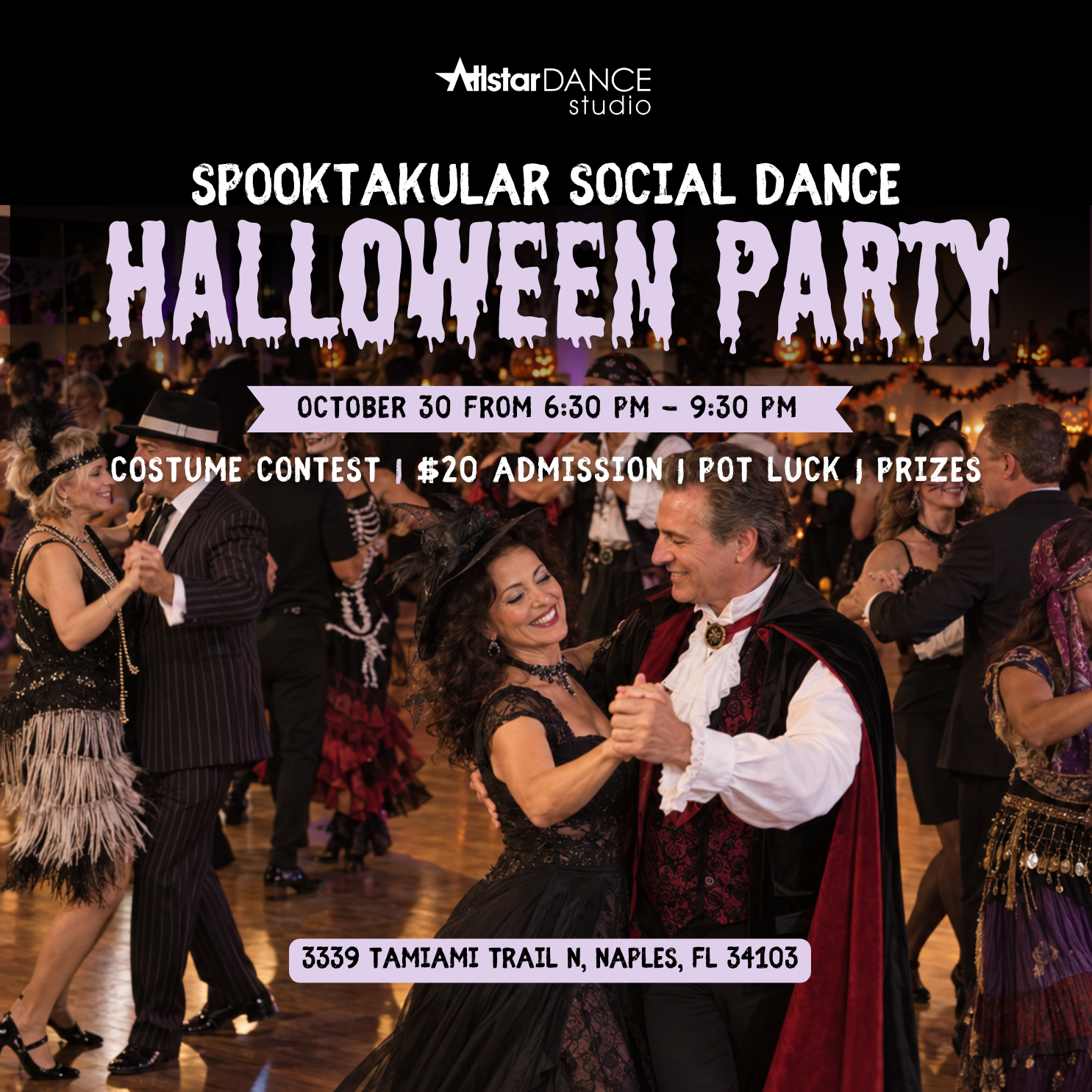 October 30th - Halloween Social Dance Party