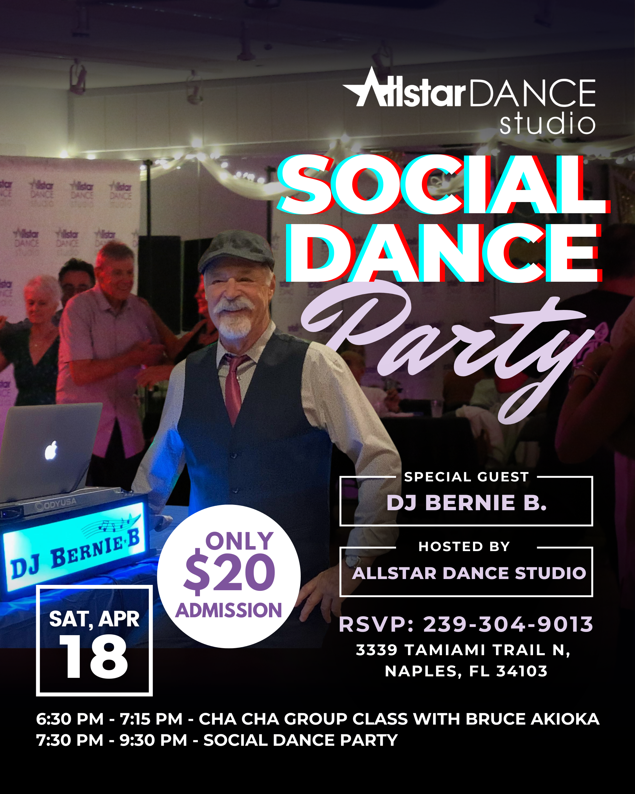 Social Dance Party Feat DJ BERNIE B.