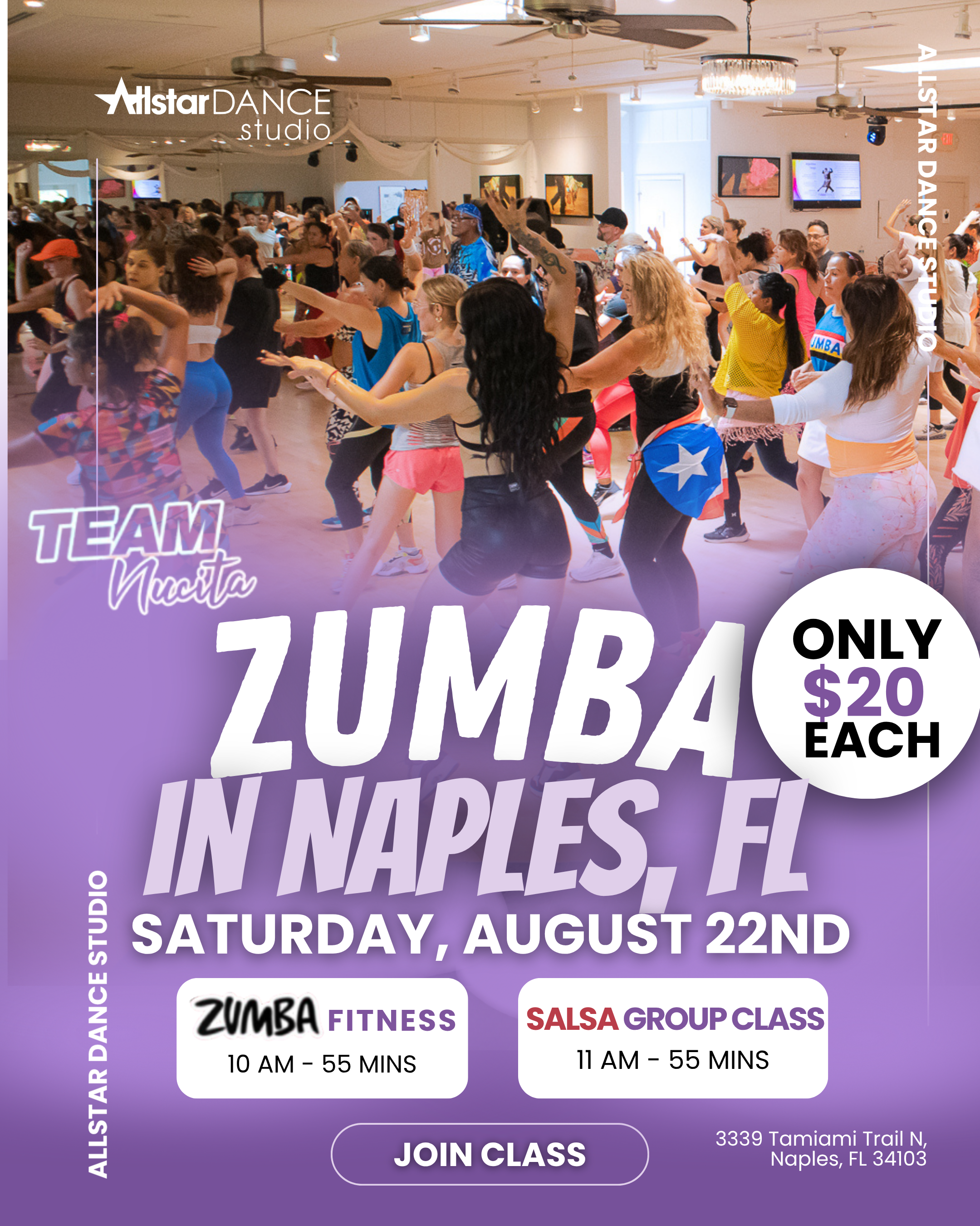 Zumba and Salsa Group Class Feat. Team Nucita