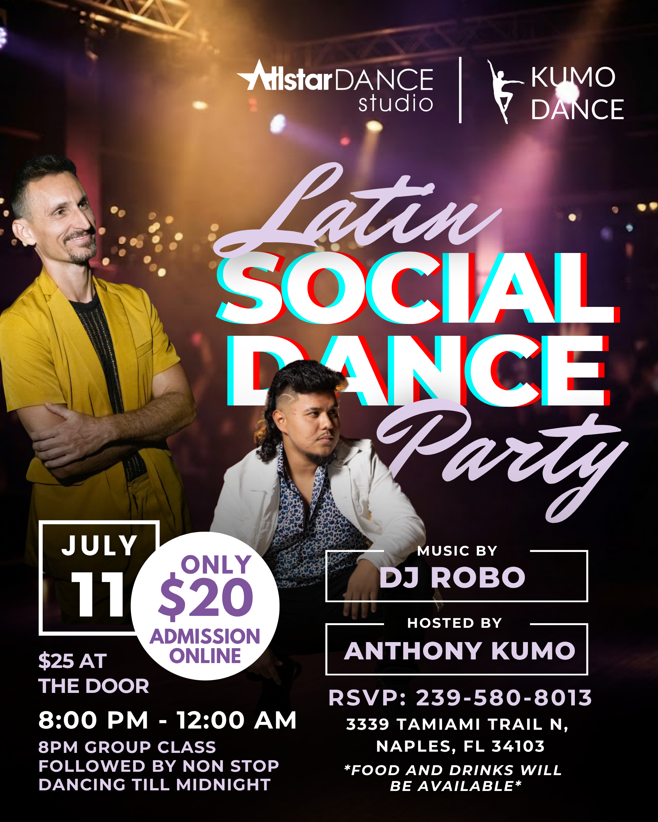 Latin Social Dance Party Hosted by Kumo Dance
