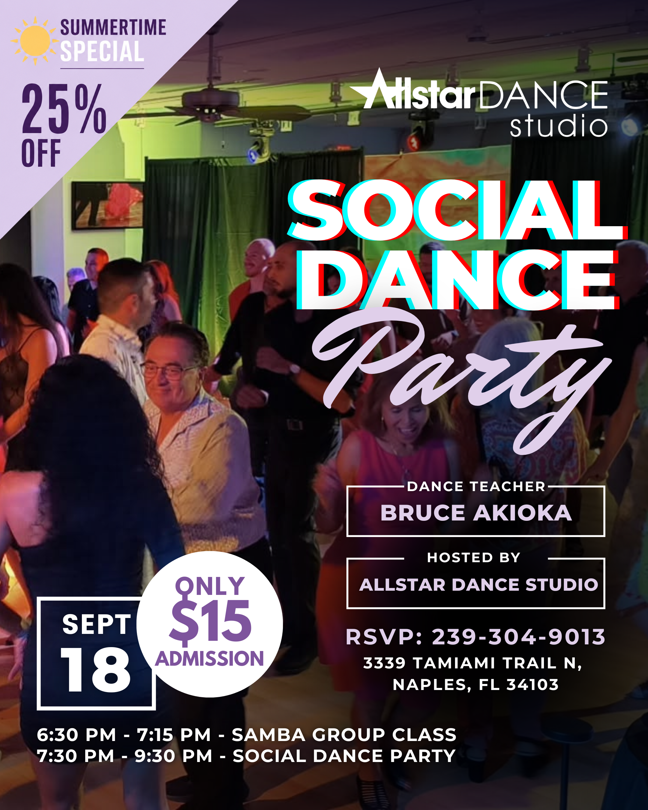 September 18th Social Dance Party