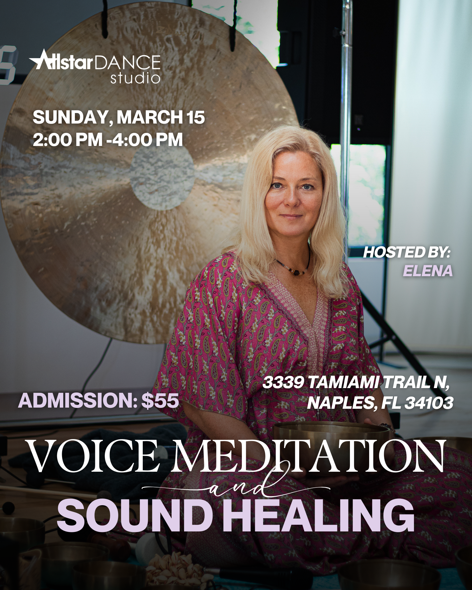 Voice Meditation & Sound Healing Hosted by Elena