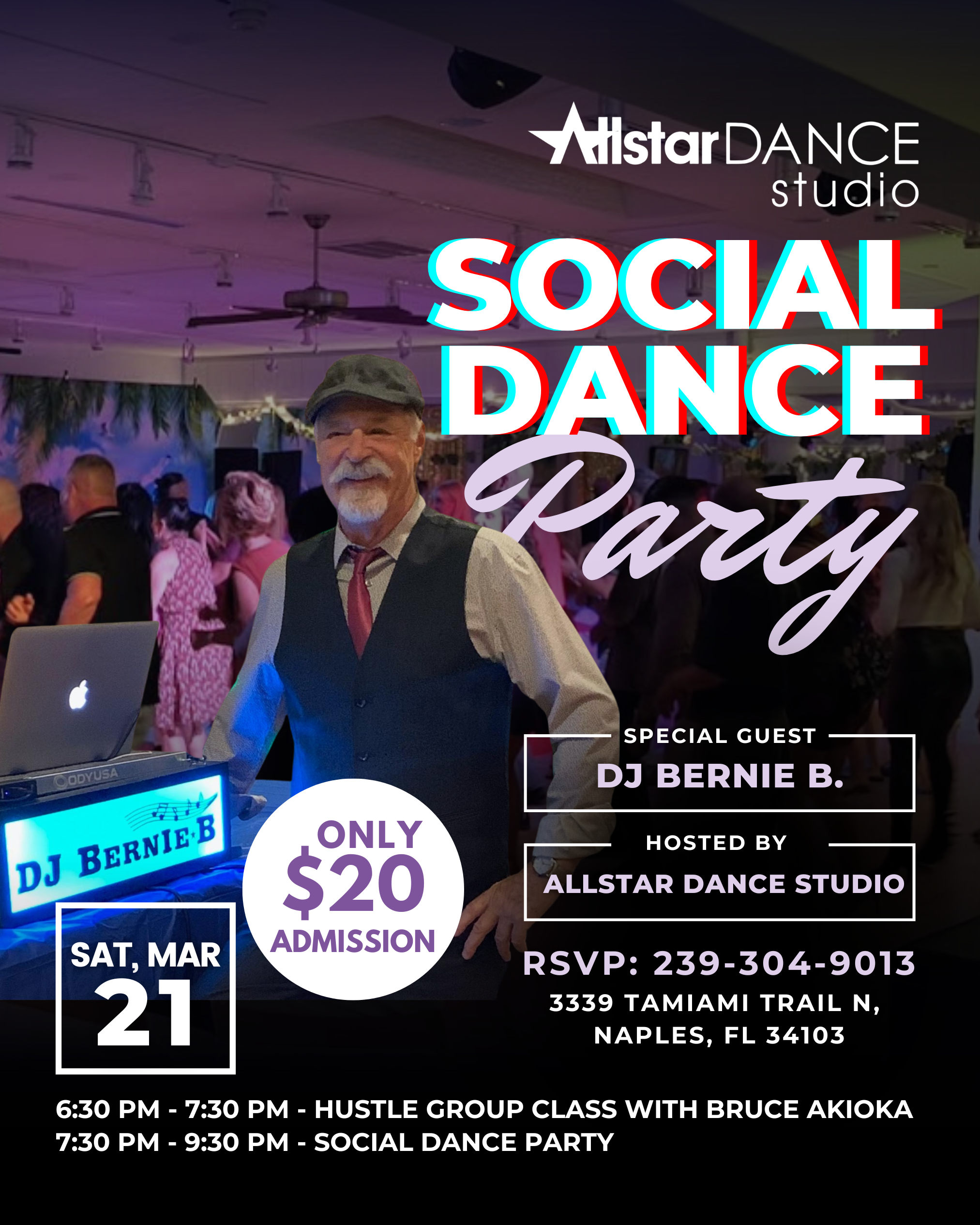 Social Dance Party Feat DJ BERNIE B.