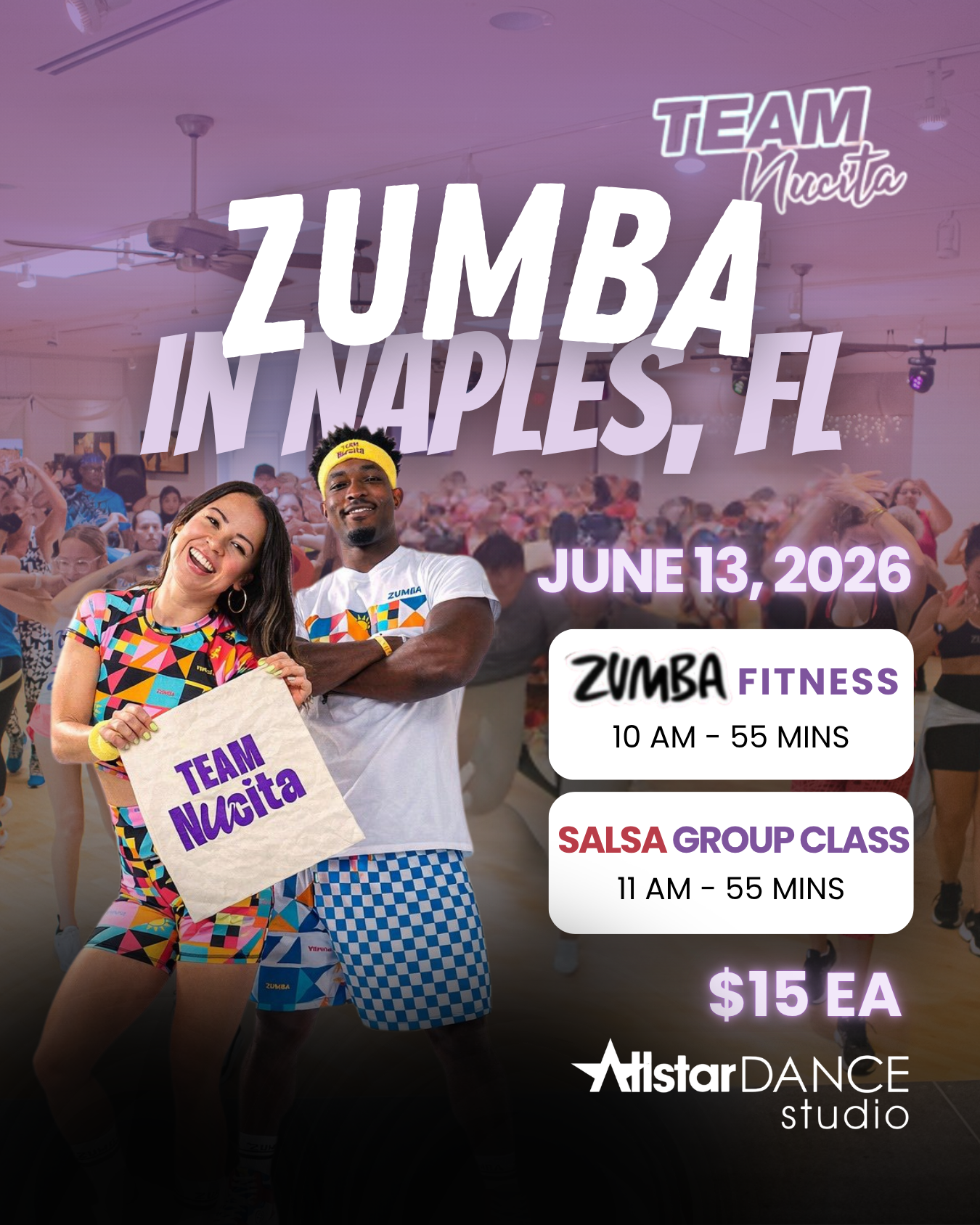 Zumba and Salsa Group Class Feat. Team Nucita