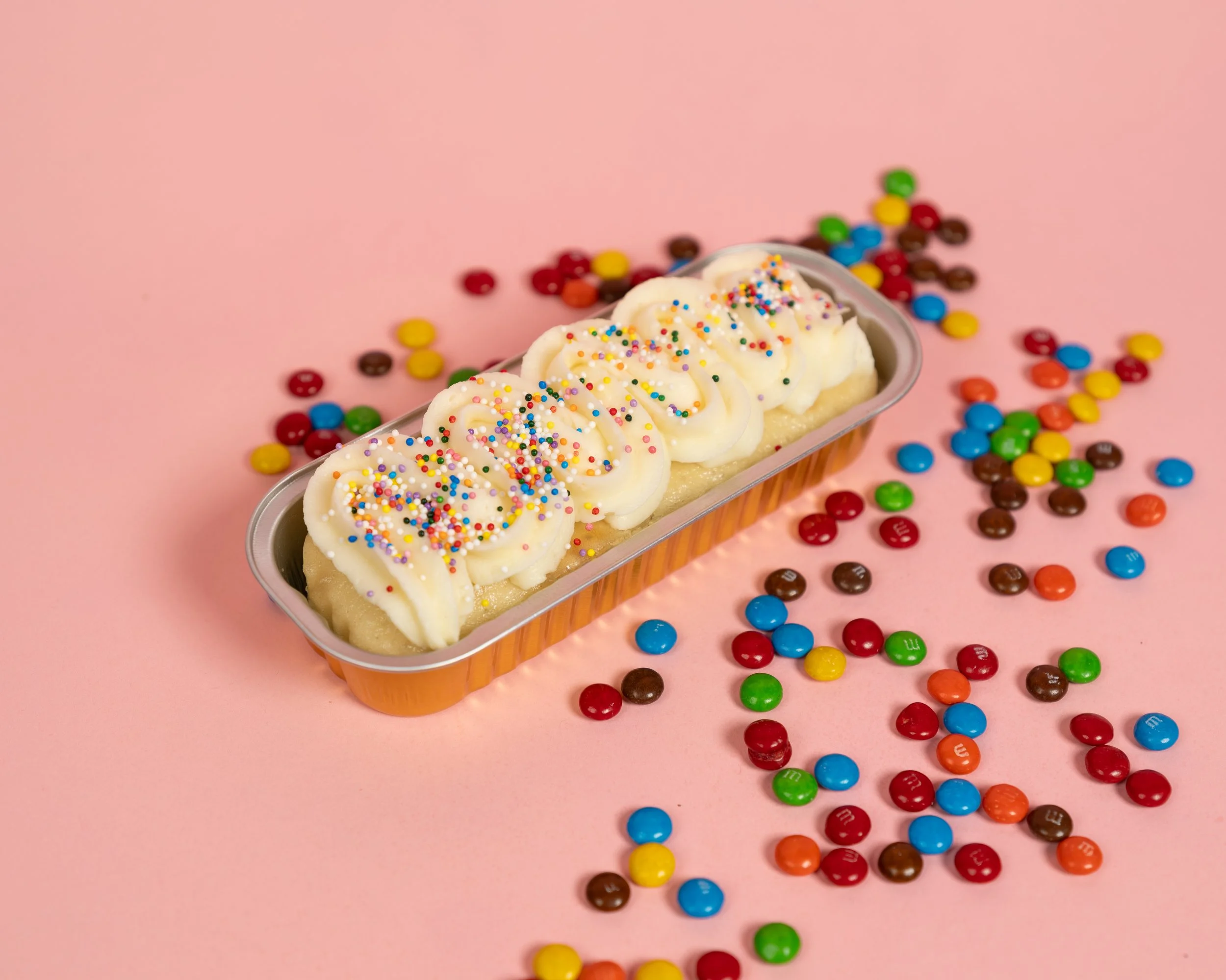 vanilla cake with sprinkles