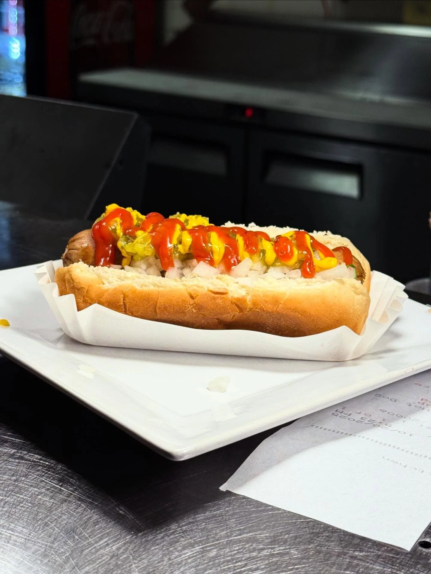 CAUTION: Delicious dog ahead.